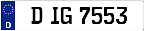 Truck License Plate